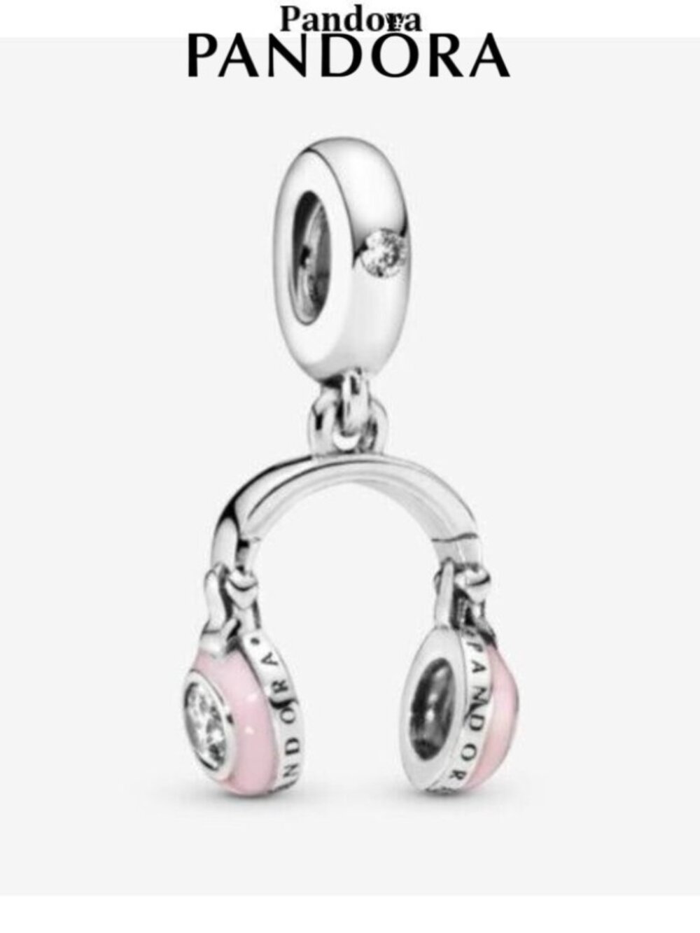 Pandora earphone strap pink Charm